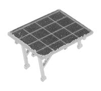SHINEOFI Mini Landscape Building Kit Plastic Solar Panel Model for Architectural Sand Table and Dollhouse, Black Colour with Hands-on Assembly, for Home and Miniature Landscapes Diorama