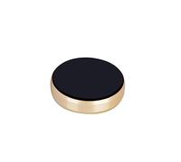 SHINEOFI Mini Magnetic Car Phone Holder Stand Round Design Strong Magnetic Grip Compatible with All Smartphones Mini Tablets Versatile Use As Dashboard Phone Stand Gold