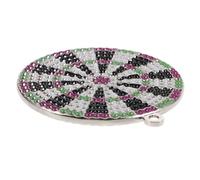 SHINEOFI Miniature Double-sided Dartboard Pendant Zinc Alloy Souvenir Charm for gifts for for for for for for Dart Lovers Home Office Travel Accessories