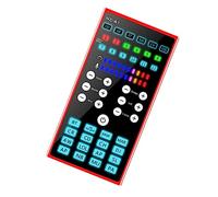 SHINEOFI Mobile Sound Card with Dual Dsp Noise Reduction for Live Streaming Audio Mixer and Voice Changer Easy to Use Portable Sound Interface for Recording and Entertainment
