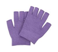SHINEOFI Moisturizing Gloves with Knit Fabric and Gum Dipping 1 Pair for Women Skin-Friendly Hand Care Gel Gloves Professional
