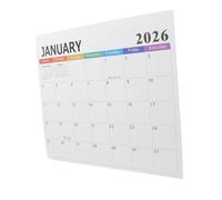 SHINEOFI Month Magnetic Fridge Calendar Planner with Large Writing Spaces Tear-resistant Paper Bright Colorful Layout for Home Office Kitchen Family Organization