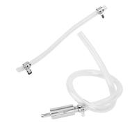 SHINEOFI Motorcycle Brake Bleeder Hose Kit for Motorcycle Brakes Wear Resistant Stainless Steel and Pp Material Bleeding Tool