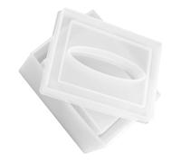 SHINEOFI Moulds Napkin Holder Resin Silicone Mold with Lid Large Tissue Box Practical Made of Silicone for DIY Crafts for Handmade Organizers