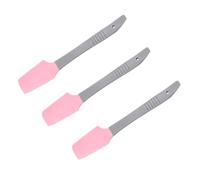SHINEOFI Multi-function Silicone Wax Spatulas 3pcs Household Wax Applicators Portable Wax Sticks for Hot Waxing at Home