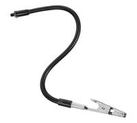 SHINEOFI Multi-use Welding Soldering Clamp with Flexible Metal Hose Adjustable Helping Hand Holder for PCB Repair and Magnifier Light Attachment