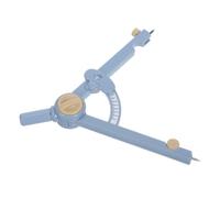 SHINEOFI Multifunction Compass Math Tool for Students and Engineers Blue
