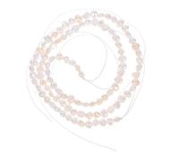 SHINEOFI Natural Baroque Freshwater Pearl Beads Double Sided Smooth Finish with Easy Stringing Holes for Jewelry Making DIY Crafts Elegant Necklaces Bracelets Her