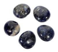 SHINEOFI Natural Blue Calcite Tumbled Stone 3-5cm Polished Crystal Aromatherapy Diffuser Stone 100g Stress Relief Desktop Ornament Home Decor Accent