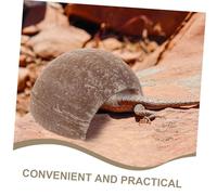 SHINEOFI Natural Coconut Shell Reptile Hideout Turtle Habitat Lizard Bearded Dragon Cave Secure Resting Hut with Strong Load-bearing Clean Lifelike Design for Aquarium and Terrarium