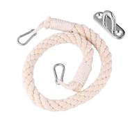 SHINEOFI Natural Cotton Rope Toilet Paper Holder with Bracket Nautical Bathroom Decor Multi-use Towel Rack for Coastal and Industrial Style