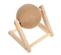 SHINEOFI Natural Sisal Cat Scratching Ball L-shaped Sisal Rope for Indoor Cats and Kittens for Scratch Training and Play
