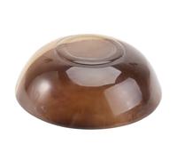SHINEOFI Natural Yak Horn Shaving Bowl, Smooth Oval Soap Mug for Men | Rich Lather with Shaving Soap Pucks, Lightweight under 1.5 Ounces, Protects Brush Bristles and Resists Breakage