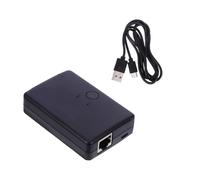 SHINEOFI Network Switch Hub with Bi-directional Splitter Compact Static-resistant Design Press Swap for Home and Office Ethernet Connection