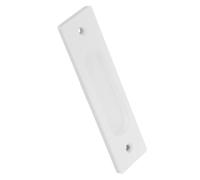 SHINEOFI No-Drill Installation Barn Door Accessories with Heavy Duty Aluminium Wardrobe Handle Rectangular Metal Sliding Door Pull for Rental Properties and Modern Interiors