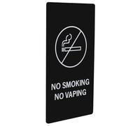SHINEOFI No Smoking Sign for Toilet Bathroom Warning Board with Safety Notice, Non-smoking Reminder Sign for Public and Home Use, Sturdy No Smoking Indicator