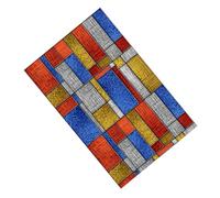 SHINEOFI Non-Adhesive Static Window Privacy Film 58Cm X 90Cm Colored Painted Glass Film Glue-Free Window Decal for Home and Office Light Filtering and Privacy Protection