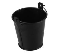 SHINEOFI Outdoor Iron Bbq Drip Bucket Sturdy Metal Grease Container for Grill Oil Collection Reduces Smoke and Stains Barbecue Accessory