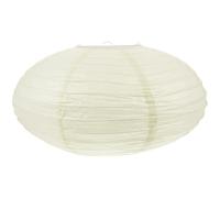 SHINEOFI Paper Lampshade Oval Round 40Cm, Beige Paper Lantern Replacement for Ceiling Light Protector, Soft Light Diffusion