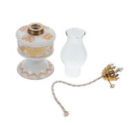 SHINEOFI Paraffin Oil Lamp Providing Bright Illumination Vintage Ceramic and Glass Construction Featuring a Classic Dragon Design and Continuous Light Source for Outdoor Camping