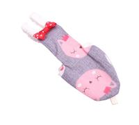 SHINEOFI Parrot Flight Suit Bird Diaper Adjustable Strap Pigeon Clothes with Bowknot Decor and Pocket for Easy Cleaning Grey Xs