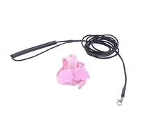 SHINEOFI Parrot Flying Harness with 2m Elastic Rope and Angel Wings Design, Lightweight and Practical Bird Leash in Pink for Flying Freely Outdoors without Hurting Neck