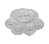SHINEOFI Paw Shaped Resin Garden Step Stone for Backyard Walkways | Textured Surface, Painted Print Detail, Stable Footing, Mud Control Passage, PET Memorial Garden Use