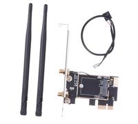 SHINEOFI Pcie Wifi Card Adapter for Pc - Pcie to Wifi Adapter for Gaming and Streaming Connection Enhanced Security Easy Installation for Desktop and Laptop Users