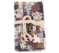 SHINEOFI Pencil Case Canvas Wrap Holder Art Pencil Holder Wrap Pouch for Stationery Organization for Students and Artists