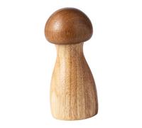 SHINEOFI Pepper Gadget Wood Manual Mushroom Shaped Wooden Tool Grinding to Creative Giant Grinder with Easy Operate Function Sturdy Material for Refillable Salt Kitchen