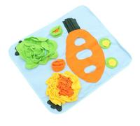 SHINEOFI Pet Foraging Pad for Rabbits and Bunnies Safe Anti-choke Snuffle Mat to Train Smell and Energy Natural Treat Dispenser for Rabbit Accessories and Small Pets