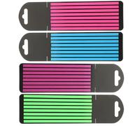 SHINEOFI Pet Highlighting Strips Adhesive Notes Portable Fluorescent Page Markers Writable Index Tabs for Offices and Schools, Easy to Carry Sentence Markers