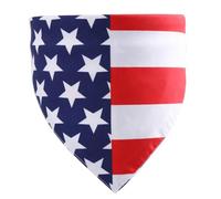 SHINEOFI Pet Independence Day Bandana for Triangle Scarf Dogs Medium to Large Cats and Polyester Festive Atmosphere and Practical Design for Holiday and Party Use