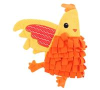 SHINEOFI Pet Snuffle Mat for Dogs Interactive Nose Work Feeding Mat Slow Feeder Puzzle for Natural Foraging Cognitive Development and Stress Relief Machine Washable Yellow Chicken Design