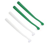 SHINEOFI Pet Teeth Cleaning Brush Set 4pcs Small Head Plastic Cat Toothbrush Long Handle Soft Bristles for Cats and Puppies Oral Hygiene Supplies