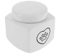 SHINEOFI Pet Urns Ceramic Memorial Box Cat Ashes Box Small Remembrance Casket for Dog Funeral Keepsake Loss Pet Sympathy