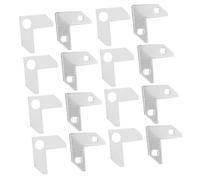 SHINEOFI Photo Frame Hardware Accessories Picture Frames Small Brackets Small Picture Hangers Aluminum Alloy Silver