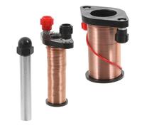 SHINEOFI Physics Experiment Coil Set with Primary and Secondary Copper Coils for Electromagnetic Induction, Stable Induction Effects, Plastic Material, for Teacher Demonstrations