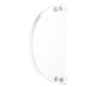 SHINEOFI Physics Optical Acrylic Lens Set 15cm Magnetic Semicircular Prism for Science Experiments and Educational Optics Demonstrations in Classroom