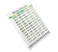 SHINEOFI Piano Chord Learning Guide Piano Chord Chart Paper Clearly Designed Can Be Attached to The Wall for Pianists and Teachers