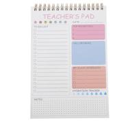 SHINEOFI Pink Daily Planner Notebook for Office and Business Use with Efficient Time Management and Nice Protection, Paper and Metal Material Organizer for Work Scheduling and Task Planning