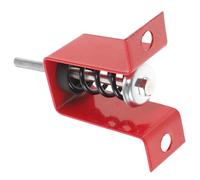 SHINEOFI Pipe Vibration Isolator Ceiling Spring Vibration Damping Hanger, Galvanized Steel Rubber, M10 Rod, 30-50kg Load, Red, with Nuts and Washers, for Commercial Settings and Home