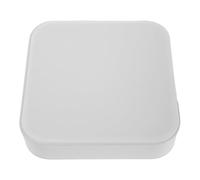 SHINEOFI Plastic Ceiling Lampshade Replacement, Square 23X23Cm White Flush Mount Light Fixture Cover, Decorative Lamp Shade for Office, Meeting Room, and Modern Home Lighting