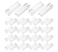 SHINEOFI Plastic Cuvette Cell with Smooth Inner Surface and Uniform Wall Thickness 100pcs 1.5ml Semivolume round Hole Sample Holder for Diagnostics and Biochemistry Labs