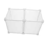 SHINEOFI Plastic Freezer Storage Bin with Partition Refrigerator Organizer Basket for Kitchen Chest Freezer Divider for Food Storage Multi-use Fridge Shelf Separator Design