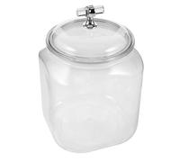 SHINEOFI Plastic Kitchen Storage Jar with Lid 3l Airtight Food Container for Dry Goods Coffee Tea Sugar Preservation and Organization