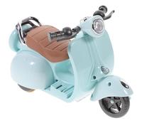 SHINEOFI Plastic Motorcycle Decor Hamster Toy 360 Degree Rotating Musical Swinging Motorcycle Bite-resistant Chinchilla Toy Desktop Ornament Promotes Exercise for Adventuring and Exploring