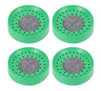 SHINEOFI Plastic Pigeon Nest Bowls with Breathable and Washable Mat 4pcs Green Bird Nesting Accessories for Bird Breeding Supply Suitable for Pigeons and Doves