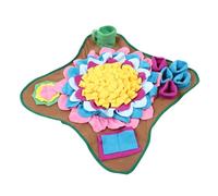SHINEOFI Plush Snuffle Mat Puppy Accessory Slow Feeding Foraging Blanket Household Pet Feeding Mat Interactive Puzzle to Stimulate Natural Instincts and Senses