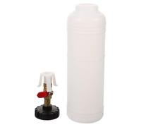 SHINEOFI Pneumatic Brake Bleeder Kit with Refill Bottle 500ml Pressure Brake Fluid Bleeding Tool for Car and Motorcycle